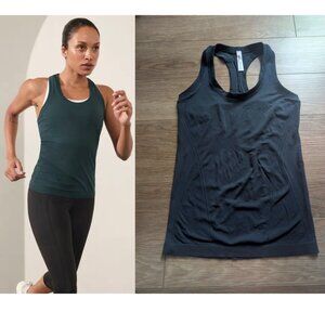 NEW! Athleta | Momentum Seamless Tank In Cypress Green